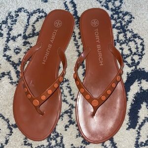 Tory Burch studded jelly sandal